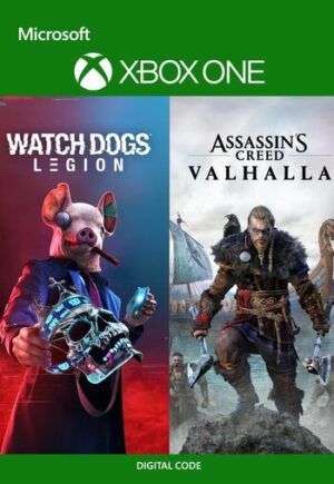 Assassins Creed Valhalla + Watch Dogs Legion Bundle Xbox One (Digital Codes)