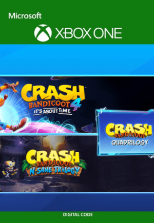 Crash Bandicoot Quadrilogy Bundle Xbox One Xbox Live Digital Code