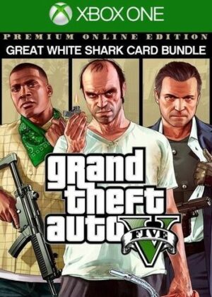 Grand Theft Auto V Gta 5 Premium Online Edition & Great White Shark Card Bundle Xbox Account