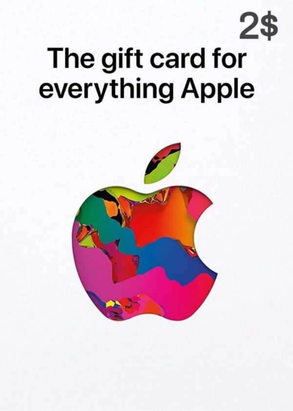 Apple Gift Card 2 USD Digital Code