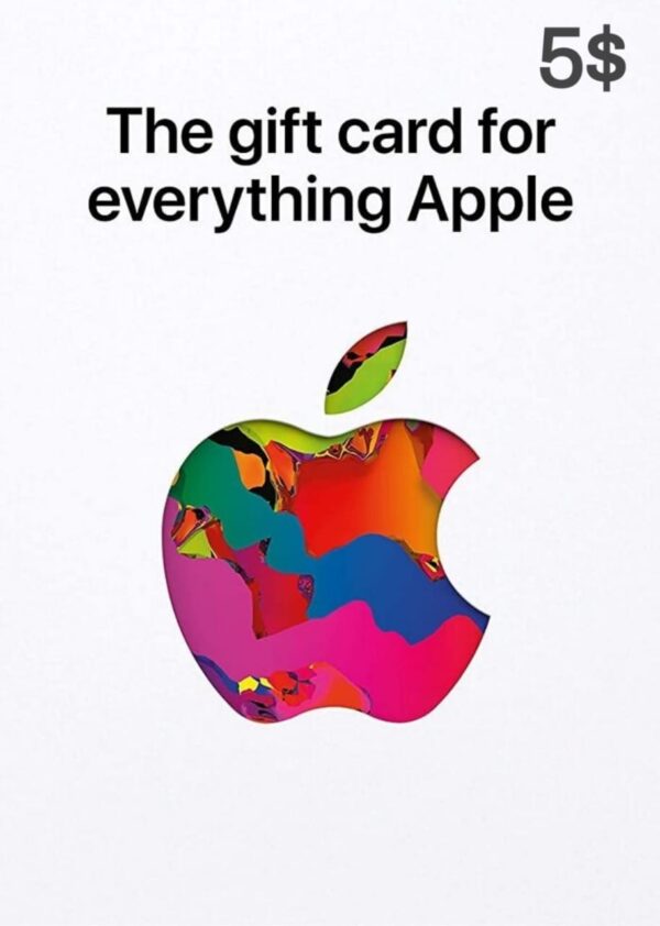 Apple Gift Card 5 USD Digital Code