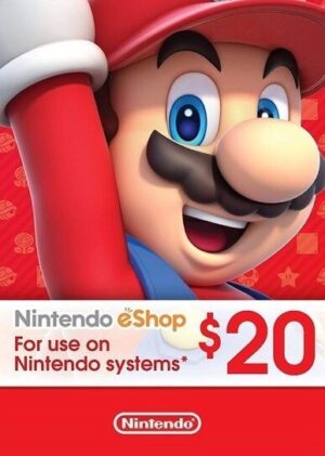 Nintendo eShop Card 20 USD Digital Code