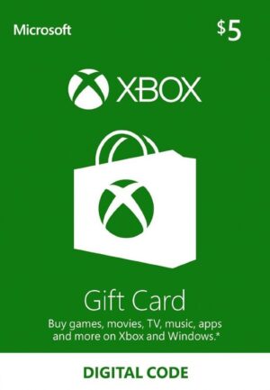 Xbox Live Gift Card 5 USD United States Digital Code